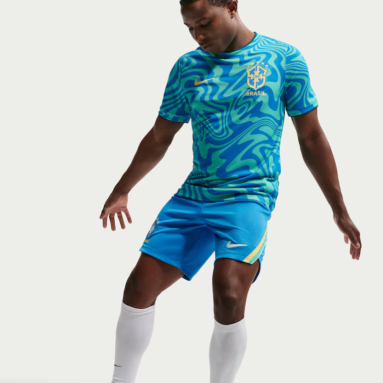 Camiseta Brasil Dri-FIT Academy Pro Pré-Jogo