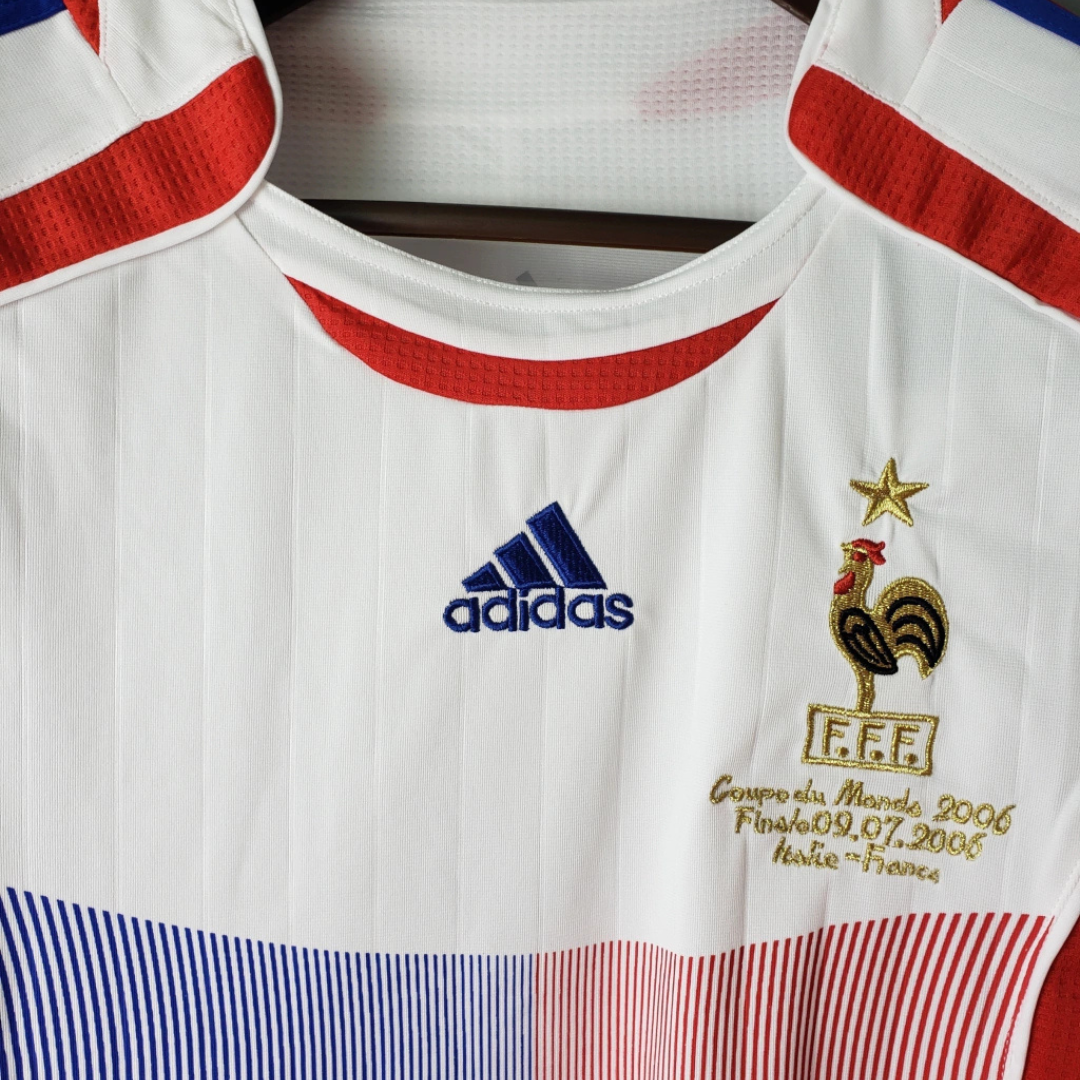 Camisa Retrô Da França - 06/07 Branca