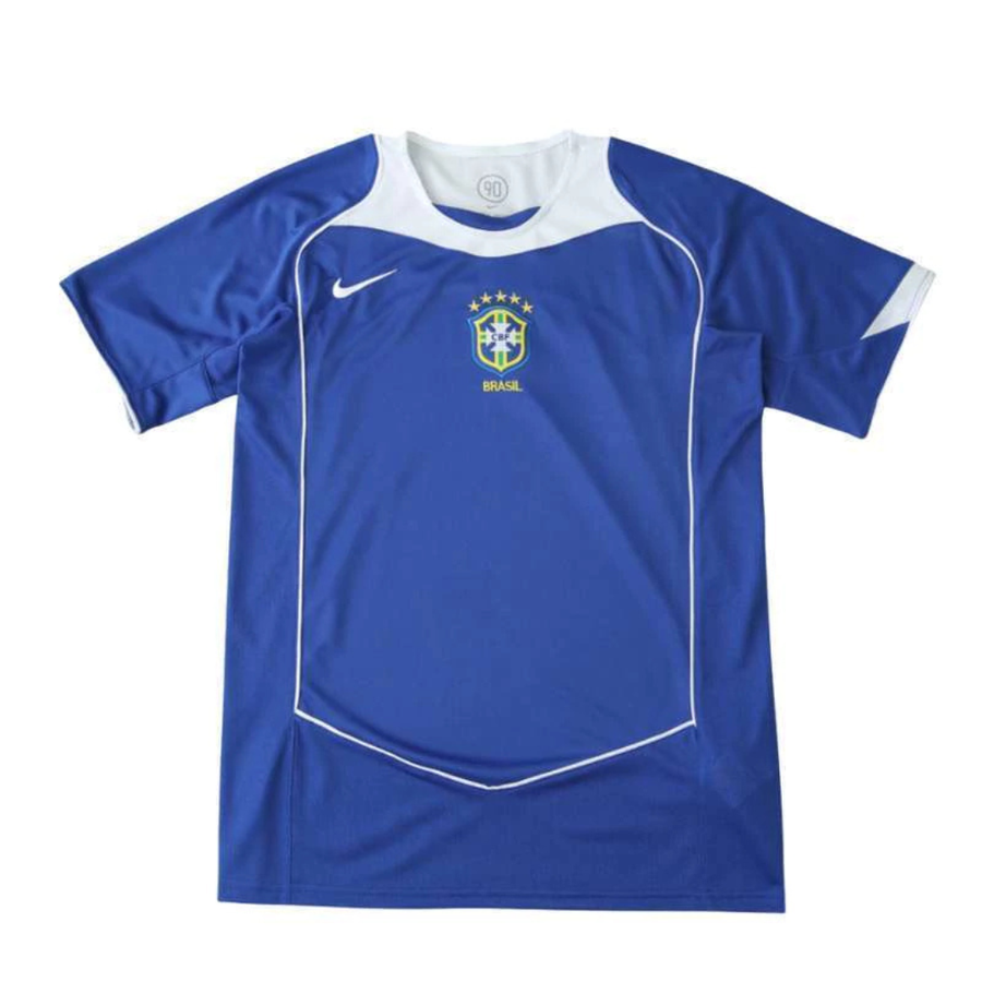 Camisa Seleção Brasileira 2004 Retro Total 90 Azul
