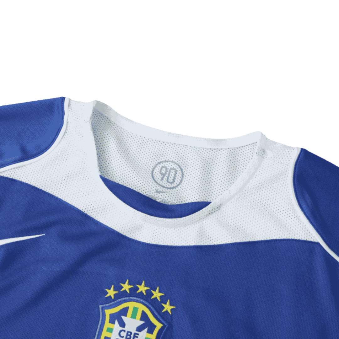 Camisa Seleção Brasileira 2004 Retro Total 90 Azul