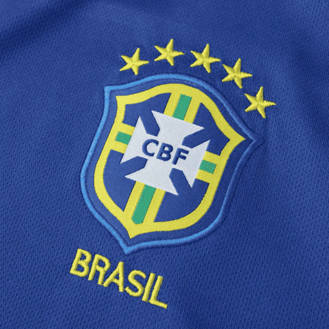 Camisa Seleção Brasileira 2004 Retro Total 90 Azul