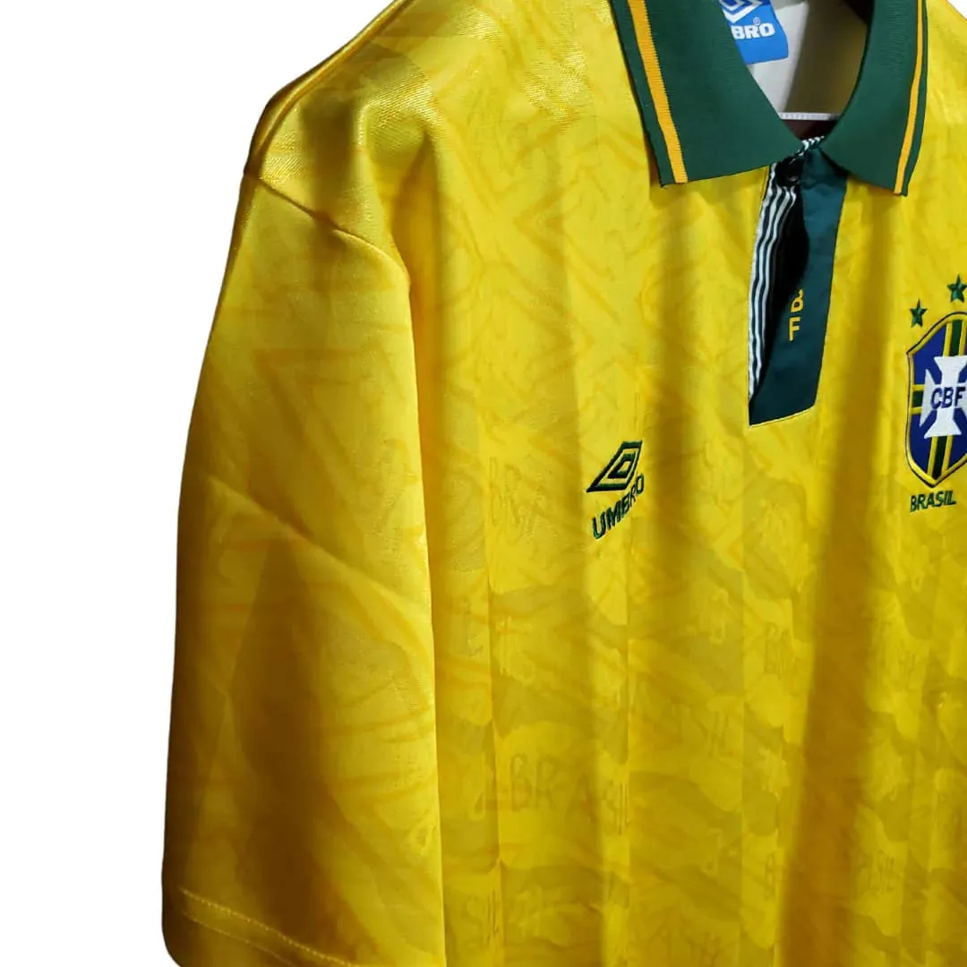 Camisa Brasil Retrô I 1993 Torcedor Amarela Masculina