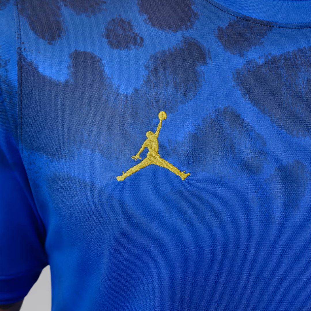 Camiseta Brasil pré-jogo Jordan Dri-FIT