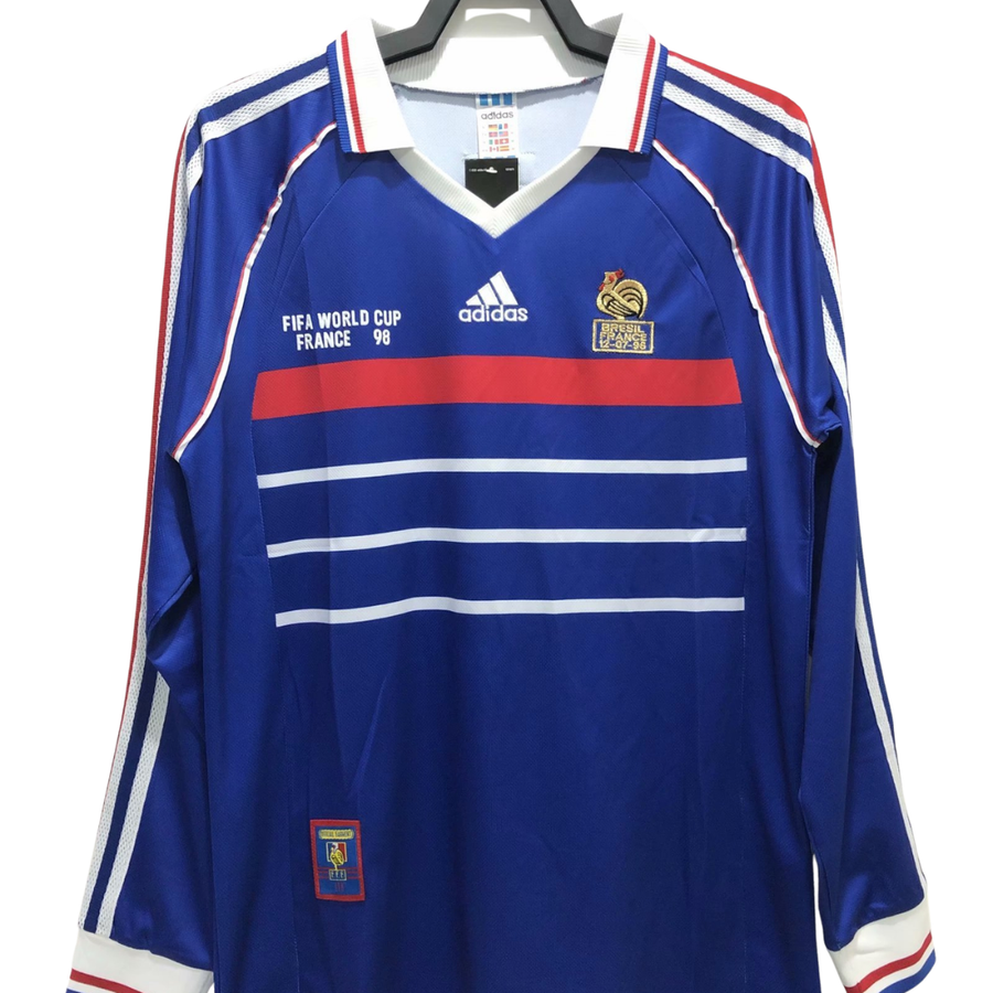Camisa Retrô Da França - 1998 Manga Longa