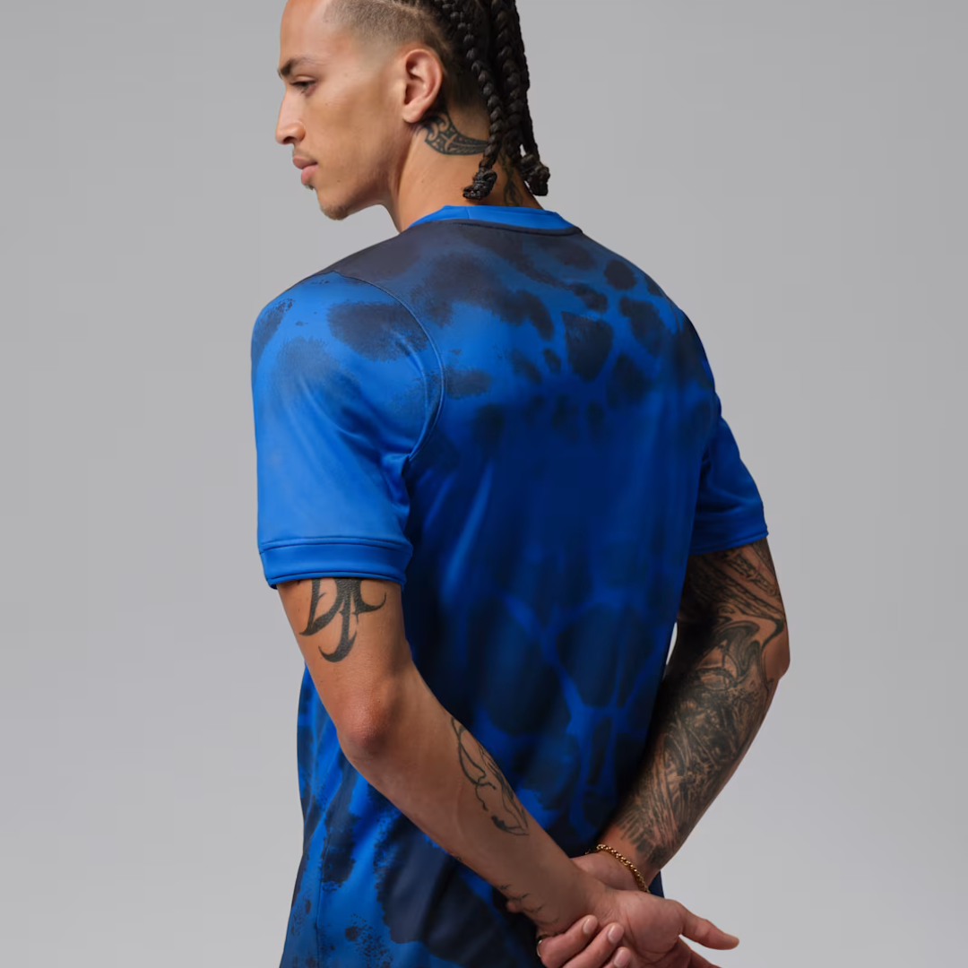 Camiseta Brasil pré-jogo Jordan Dri-FIT