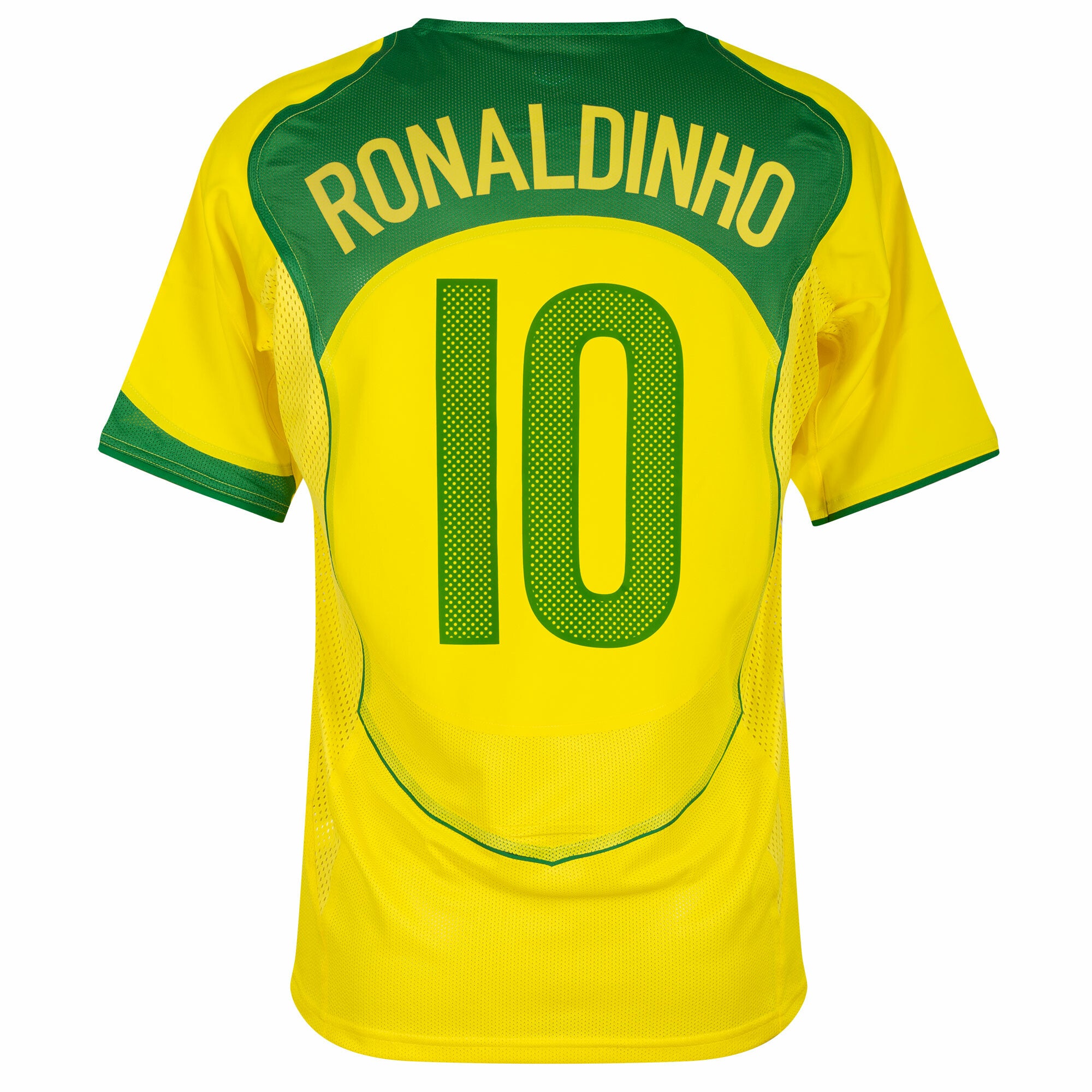 Camisa Brasil Ronaldinho #10 2004-2005 (Retro)