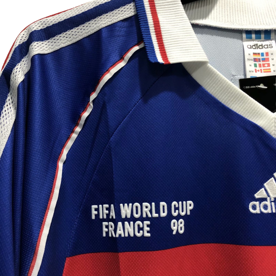 Camisa Retrô Da França - 1998 Manga Longa
