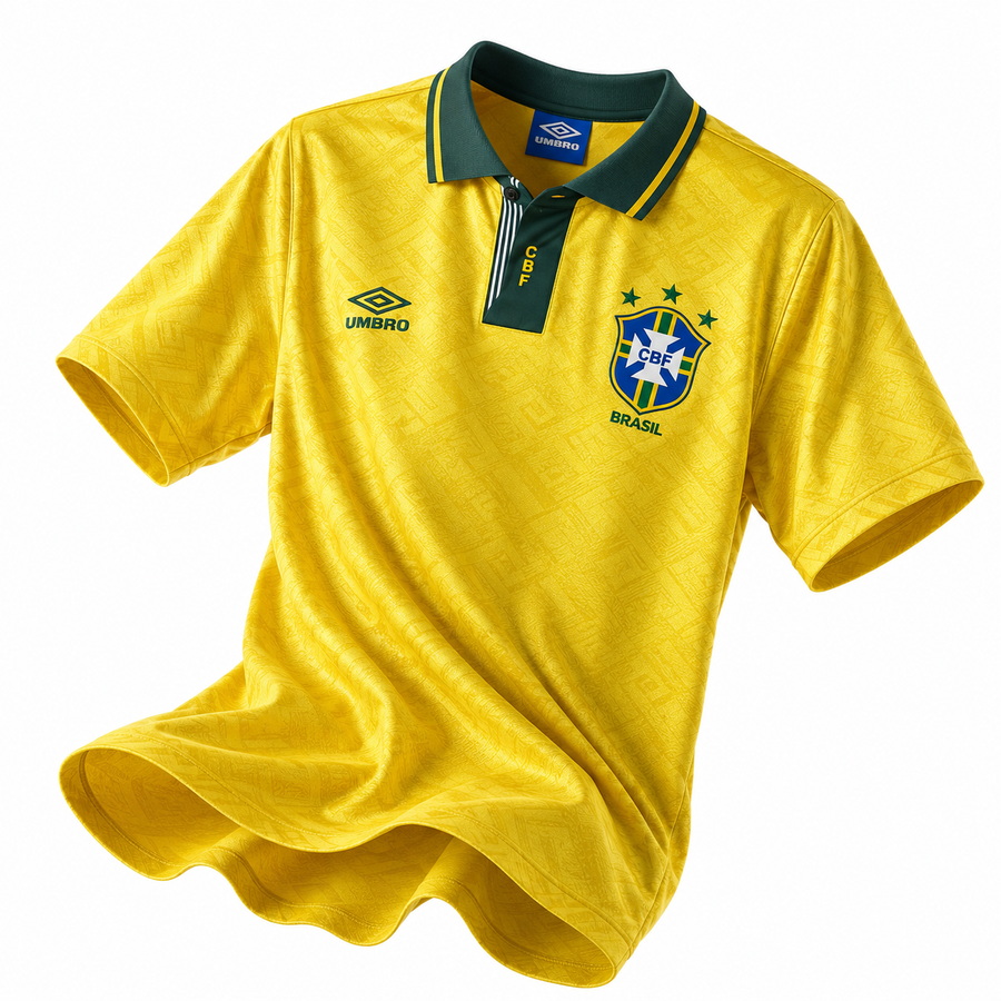 Camisa Brasil Retrô I 1993 Torcedor Amarela Masculina