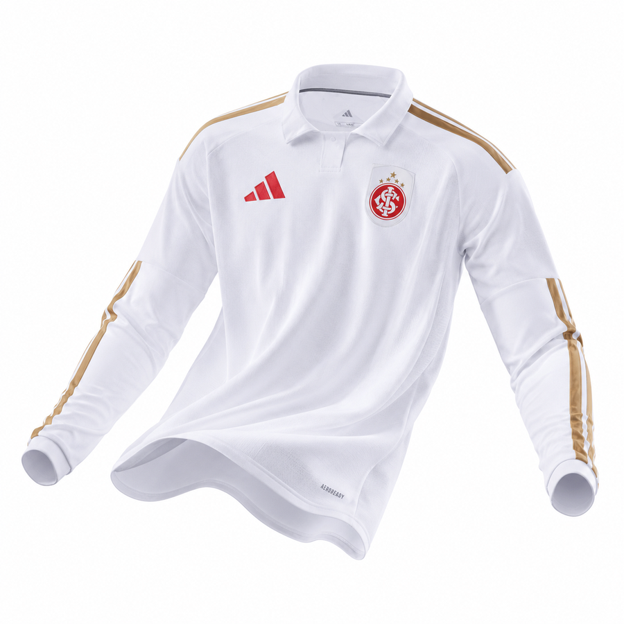 Camisa Manga Longa Internacional II 26/27 Torcedor Masculina - Branco