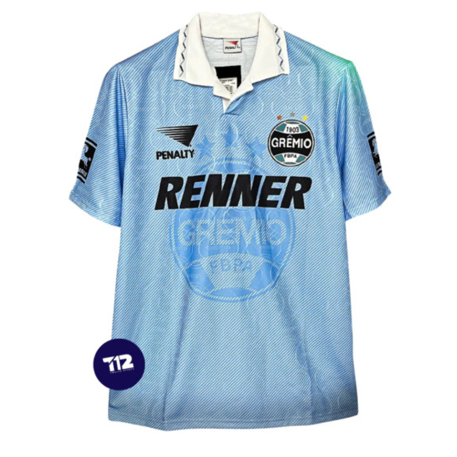 Camisa Grêmio Retrô 1995 Masculina Celeste