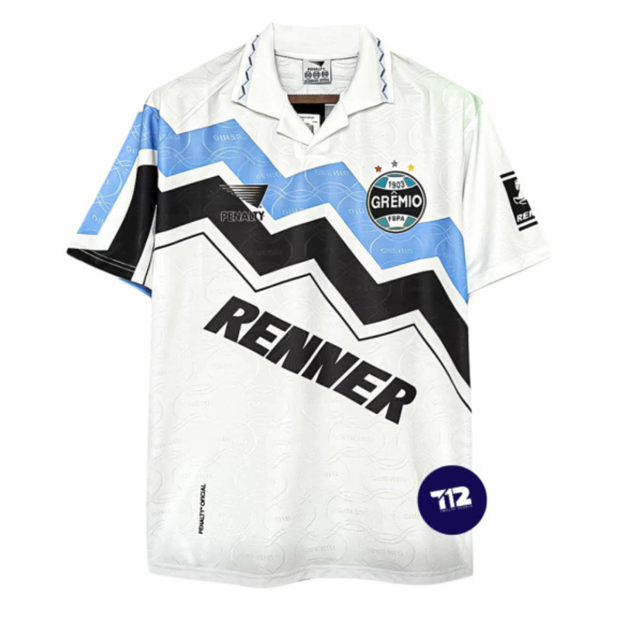 Camisa Grêmio Retrô Libertadores 1995 Masculina Branca
