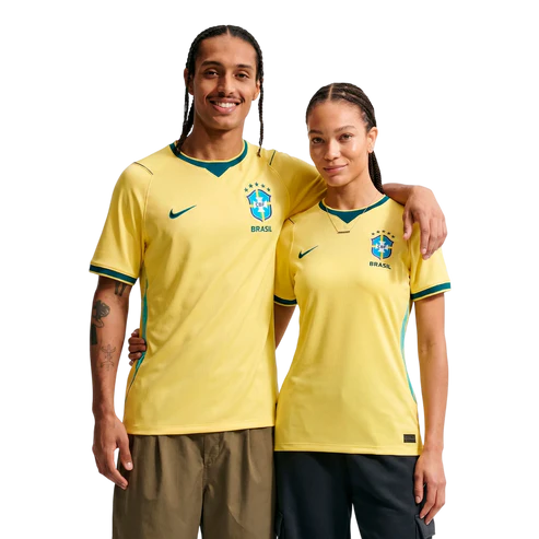 Kit Casal 2 Camisas Brasil Home 26/27 - Torcedor [P-2GG]