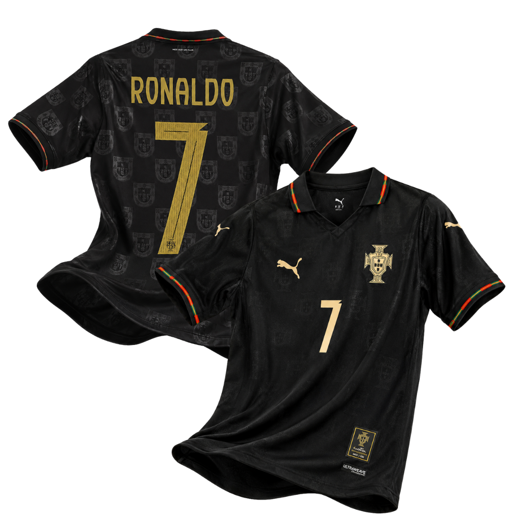Camisa Portugal Pantera Negra - Ronaldo #7 26/27 III TORCEDOR