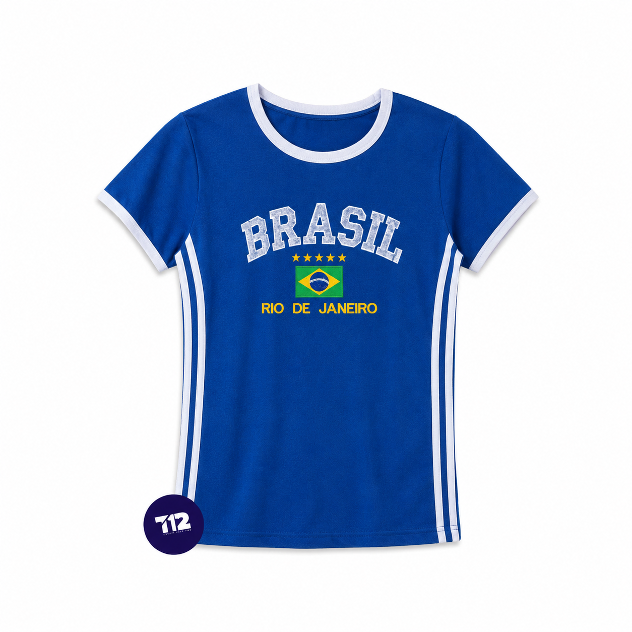 Camisa Brasil Core  BabyLock Longa retrô y2k
