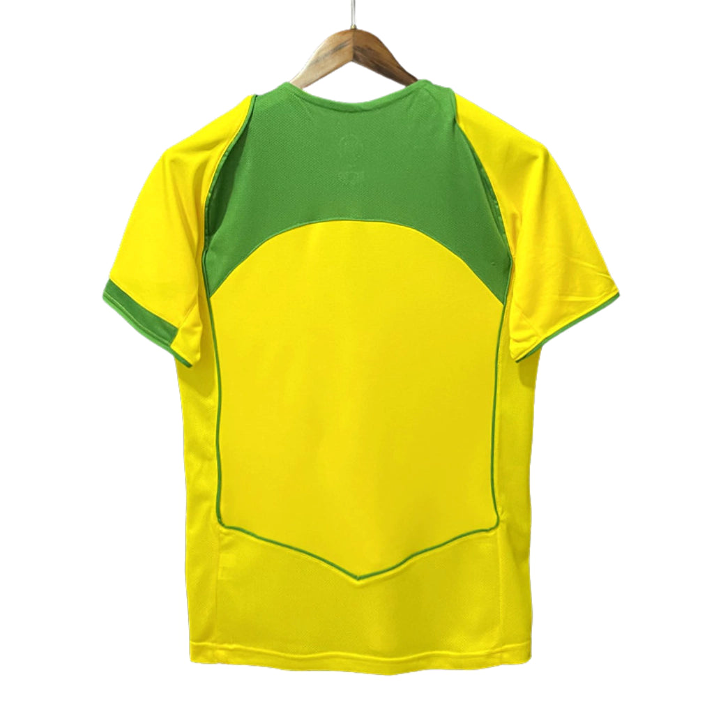 Camisa Retro Brasil I 2004 Nike Masculina - Amarelo