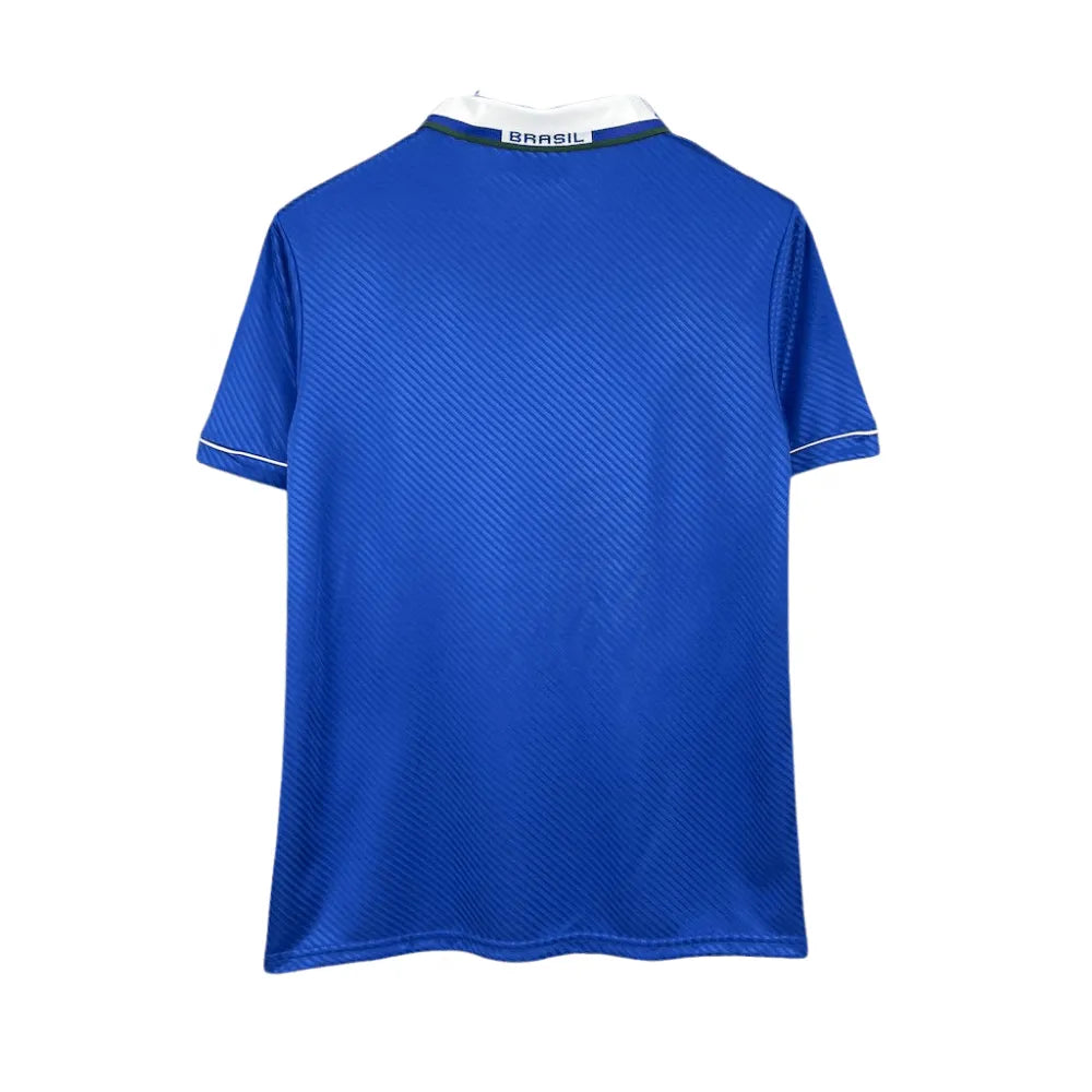 Camisa Futebol Brasil Retrô II Copa do Mundo 1994 Azul