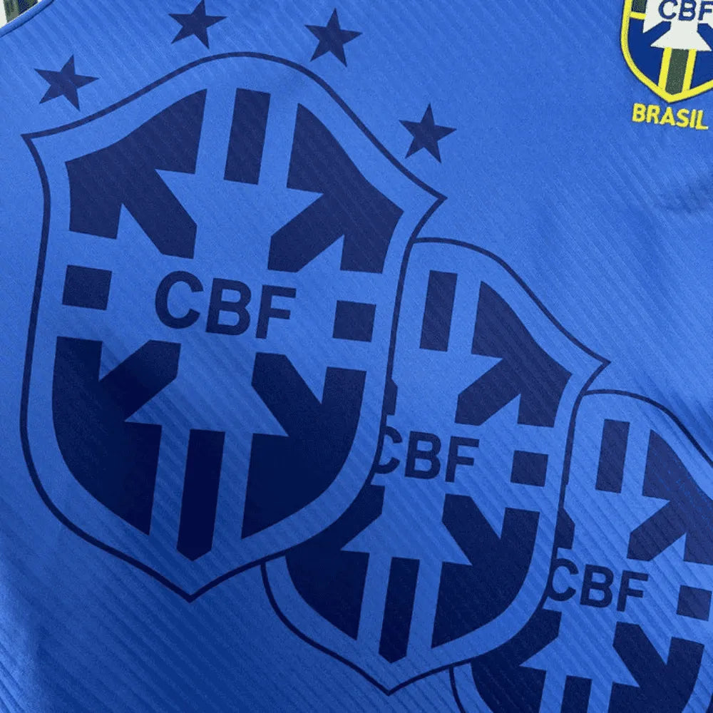 Camisa Futebol Brasil Retrô II Copa do Mundo 1994 Azul