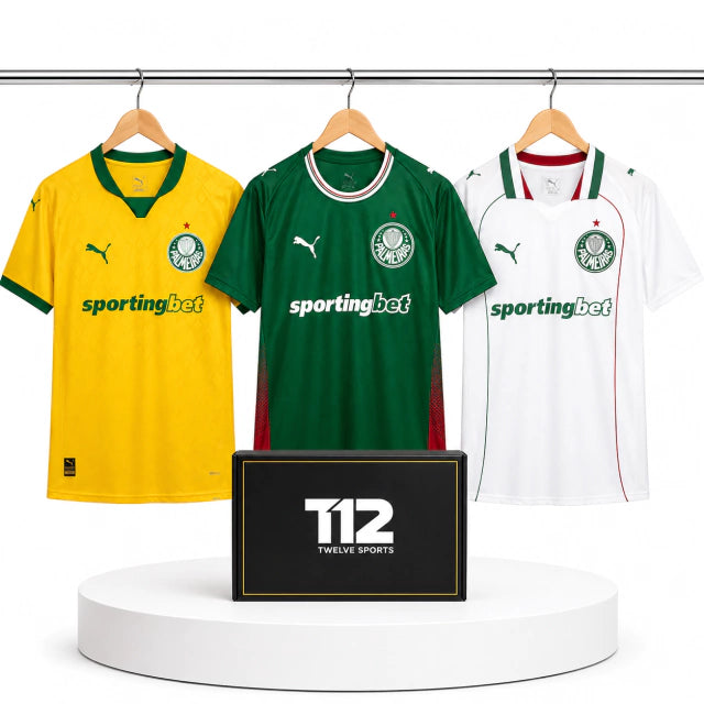 Box 3 Camisas Palmeiras Torcedor