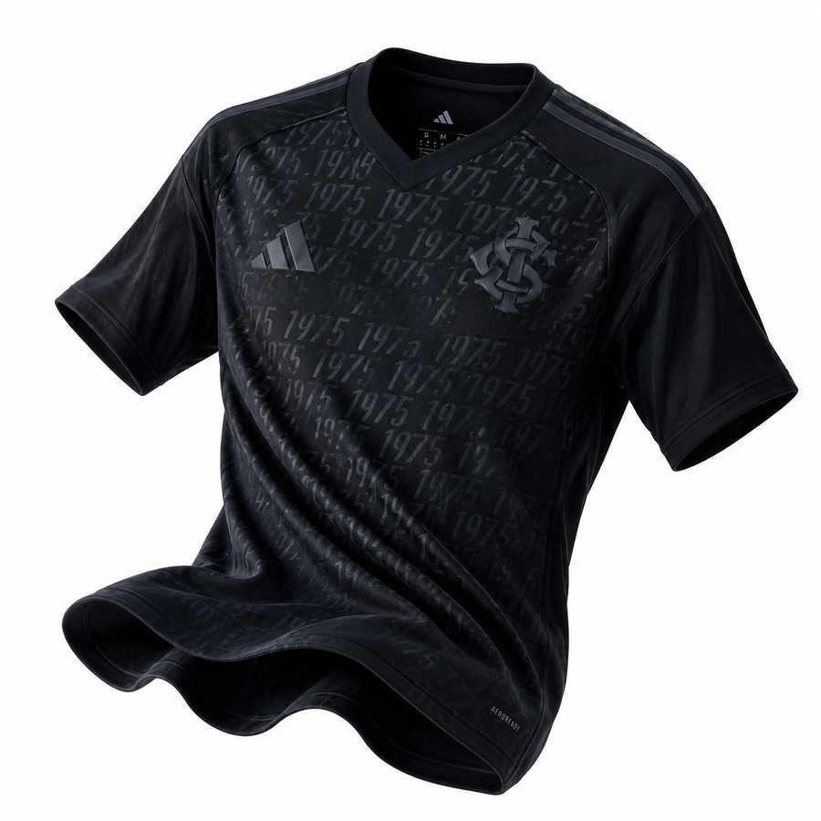 Camisa Internacional III 25/26 Torcedor Masculina - Preto