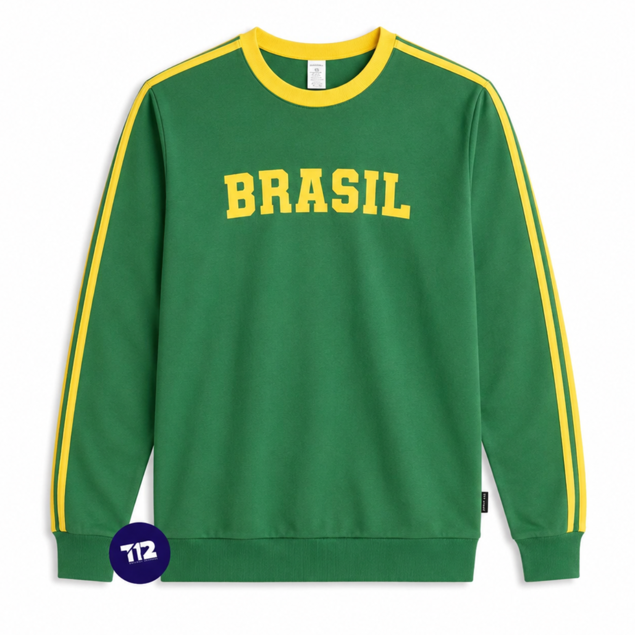 Blusa manga Longa Brasil Core Masculina Torcedor