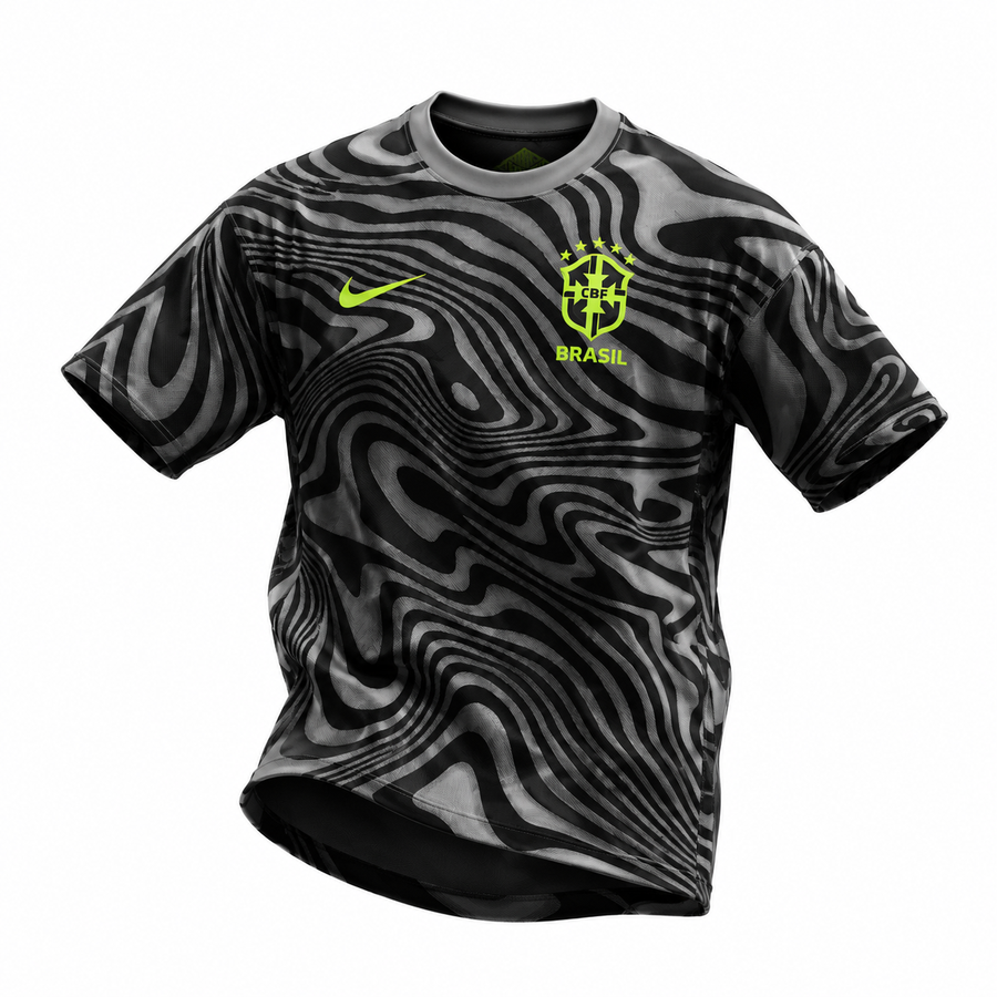 Camiseta Brasil Nike AOP Masculina